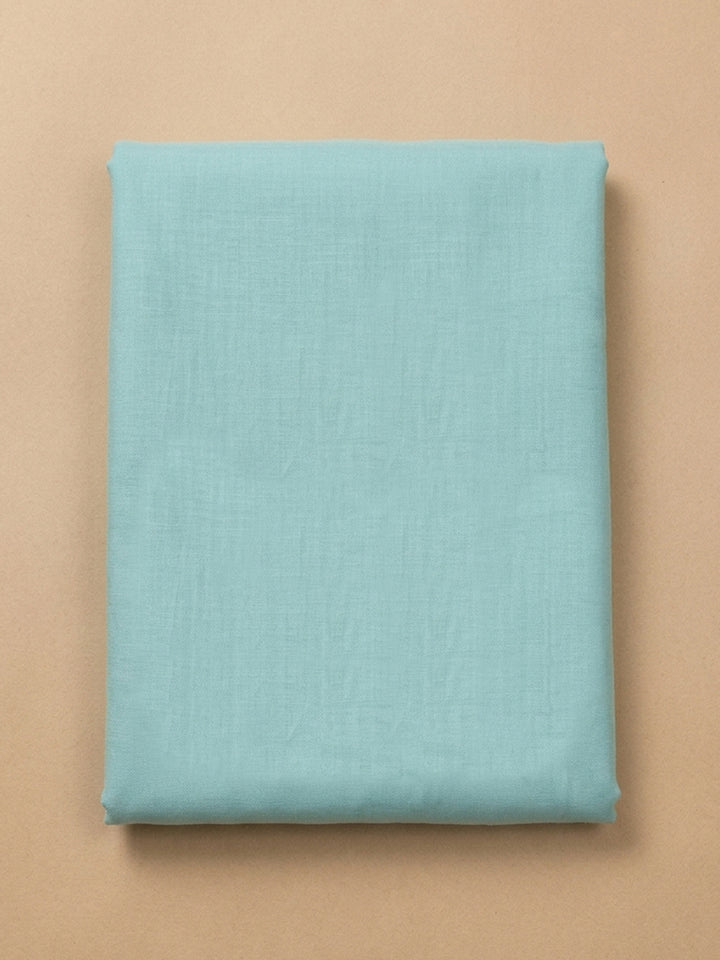 Sky Blue  Chanderi Unstitched Dress Material