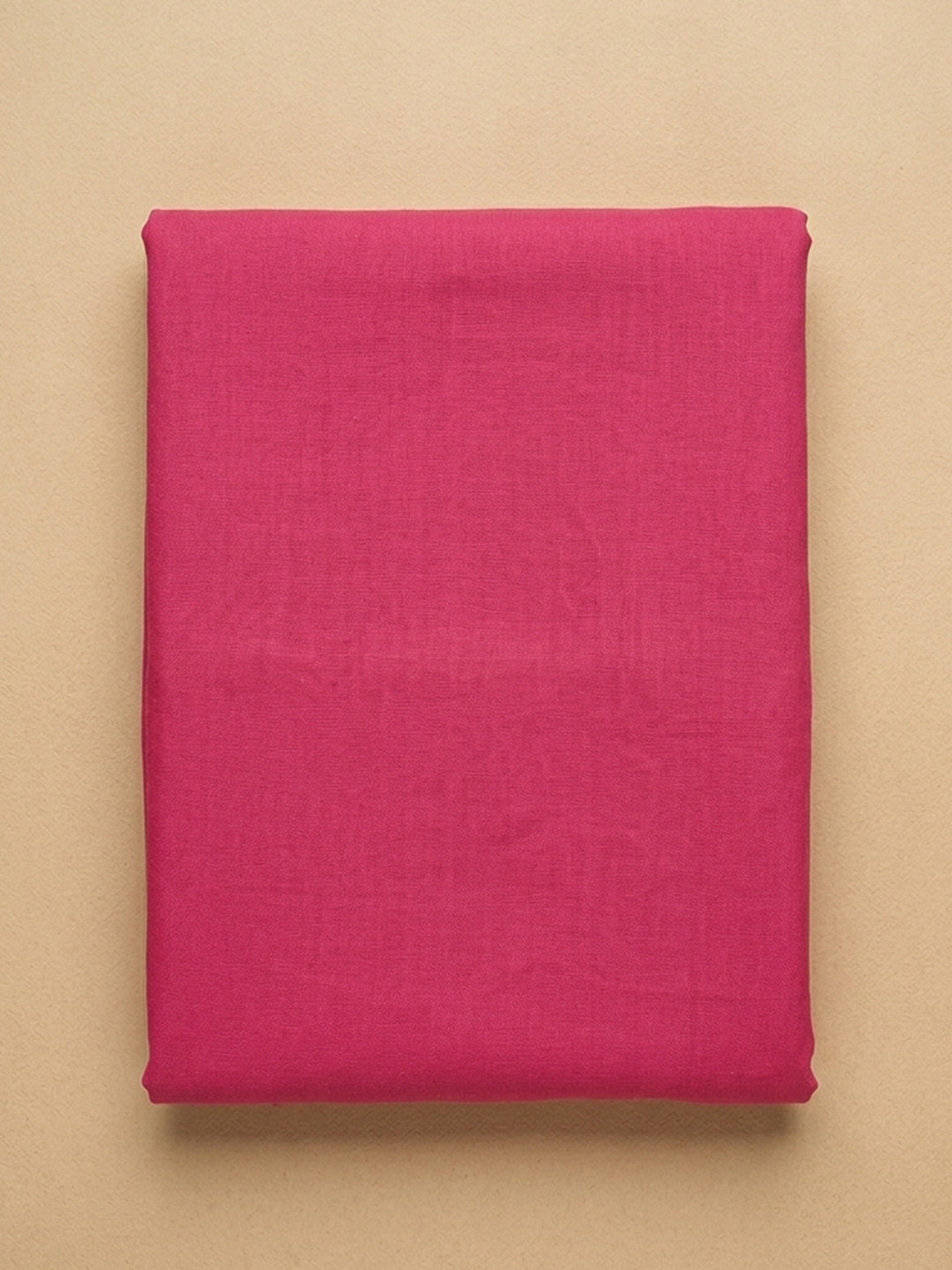 Hot Pink  Chanderi Unstitched Dress Material