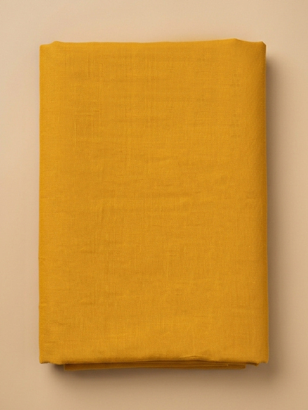 Mustard  Chanderi Unstitched Dress Material