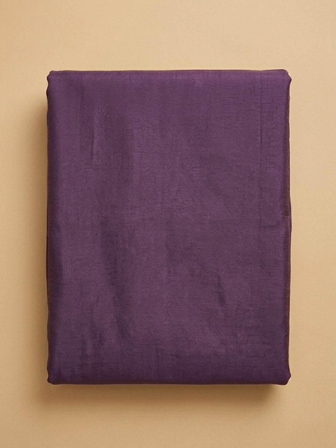 Purple Embroidery Chanderi Unstitched Dress Material