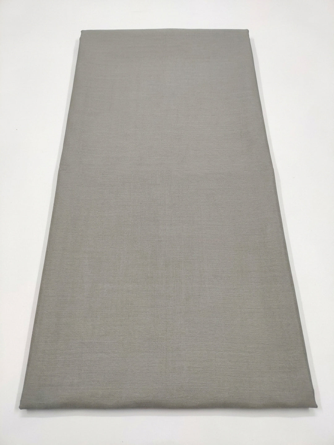 Grey Embroidered Linen Blend Unstitched Suit &amp; Pant With Linen Dupatta