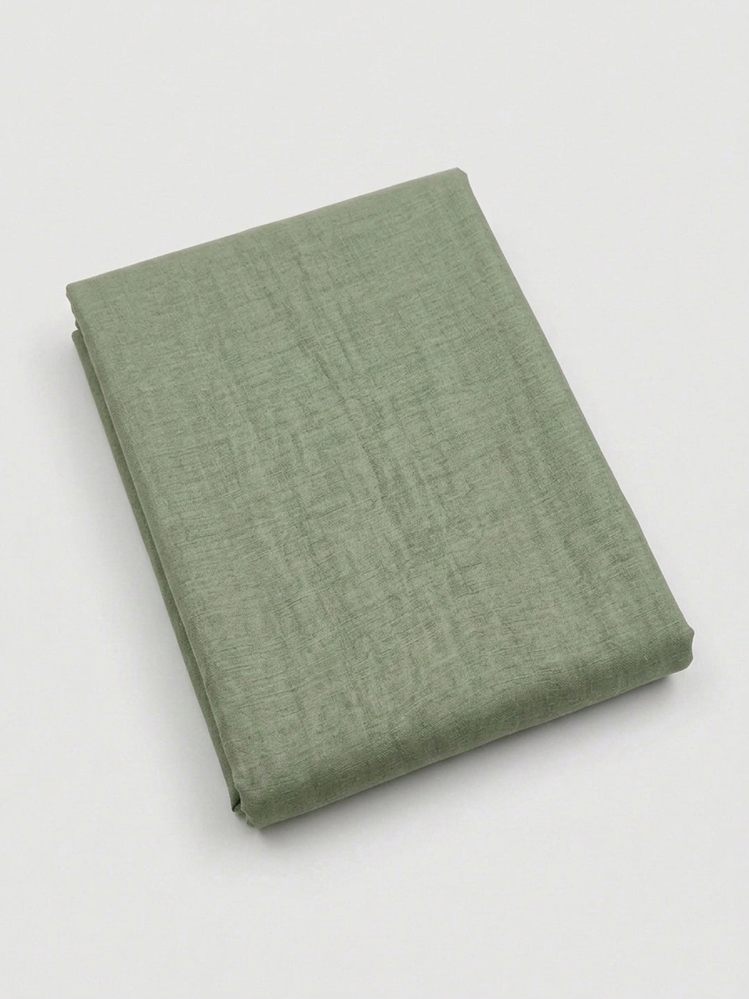 Pista Green Embroidered Linen Blend Unstitched Suit &amp; Pant With Linen Dupatta
