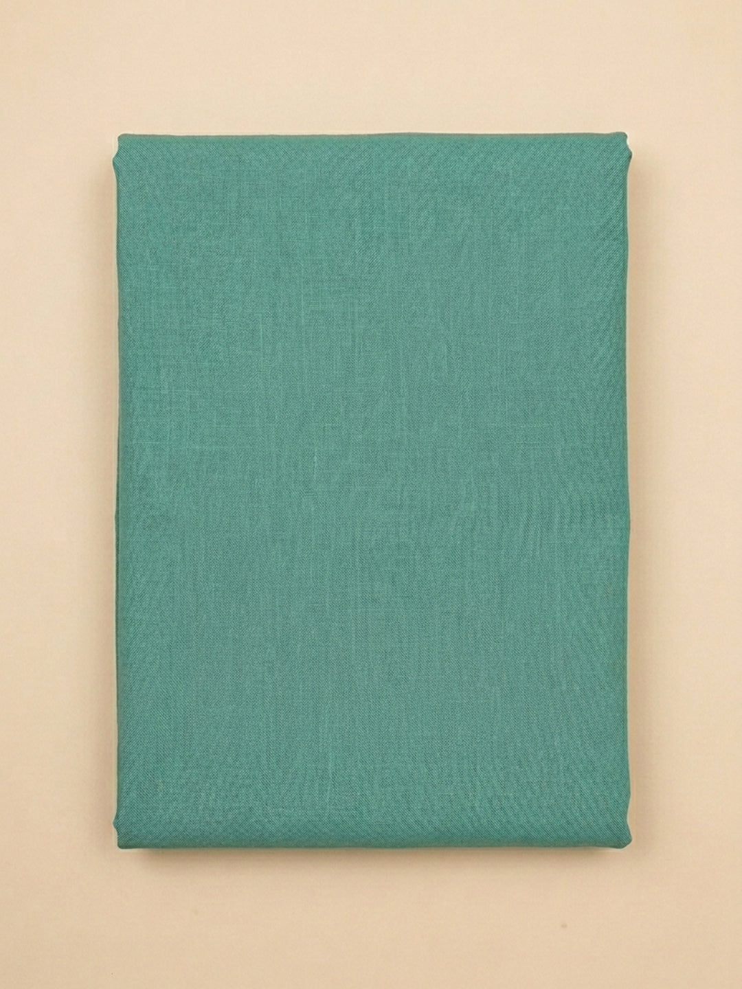 Rama Green Printed Linen Blend Unstitched Suit &amp; Pant With Linen Dupatta