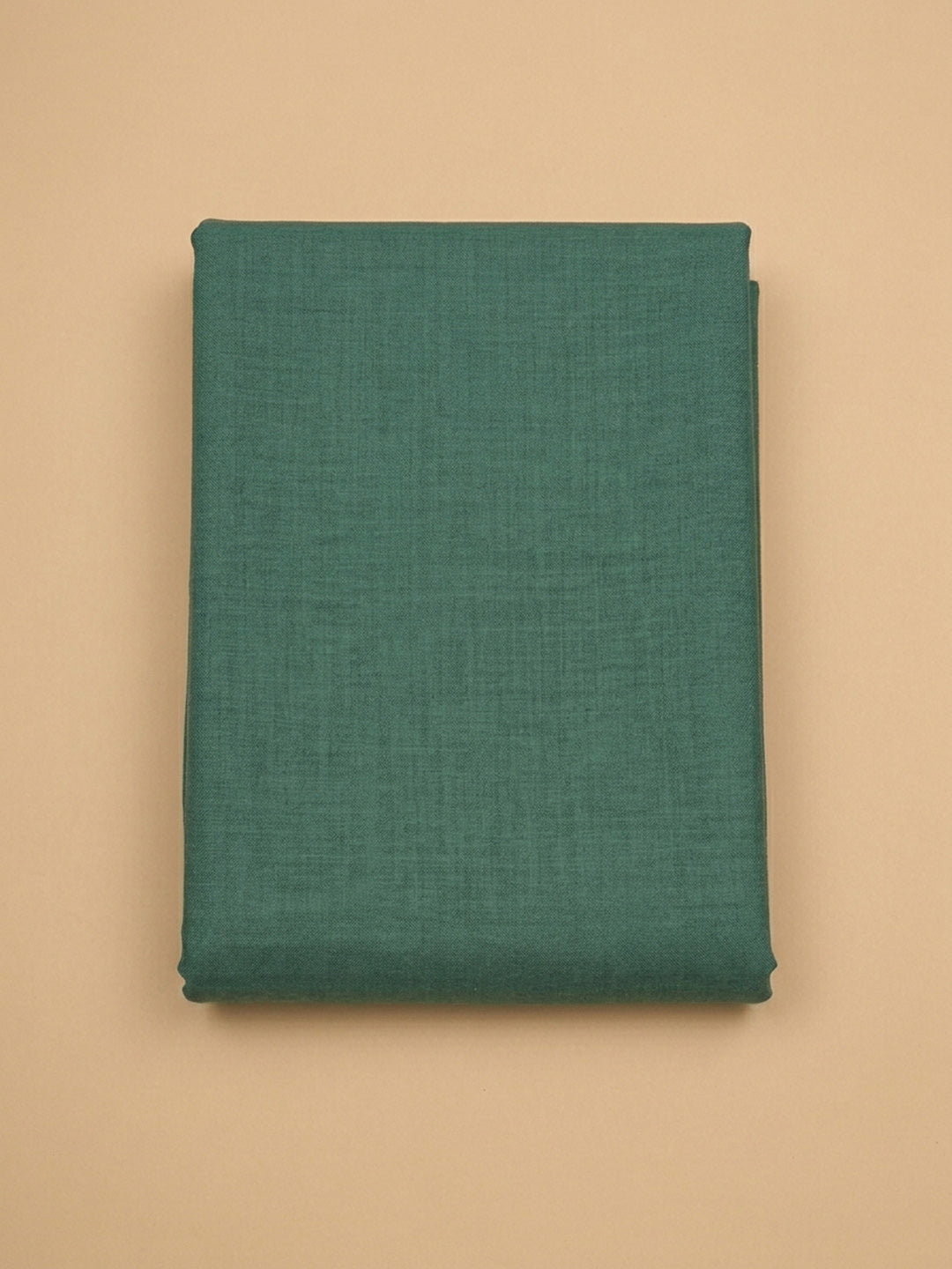 Aqua Printed Linen Blend Unstitched Dress Material