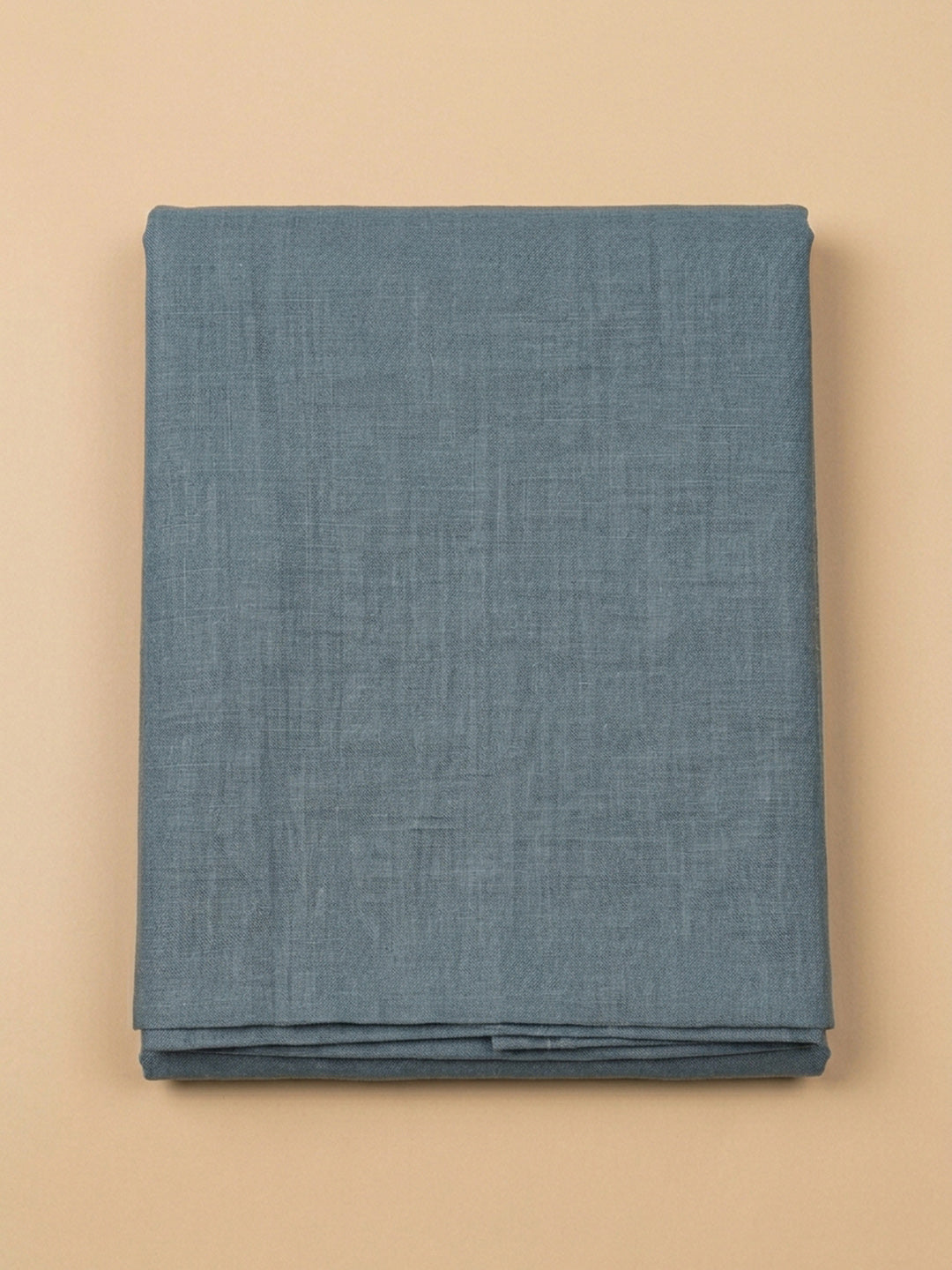 Grey Printed Linen Blend Unstitched Dress Material