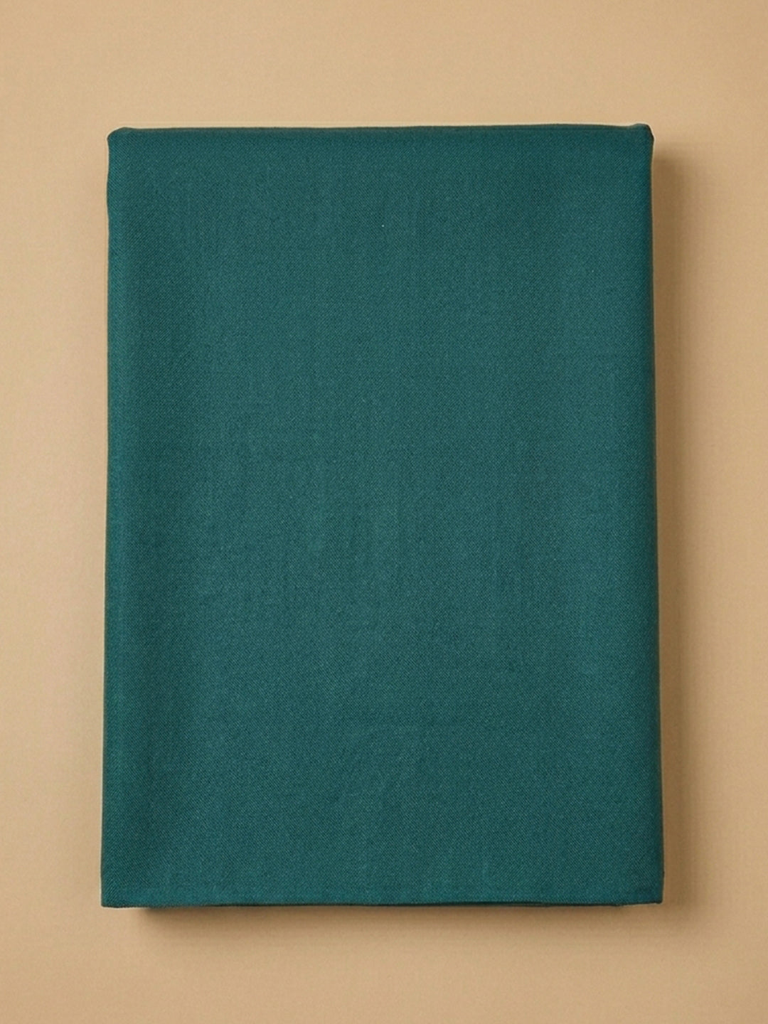 Rama Green Printed Linen Blend Unstitched Dress Material