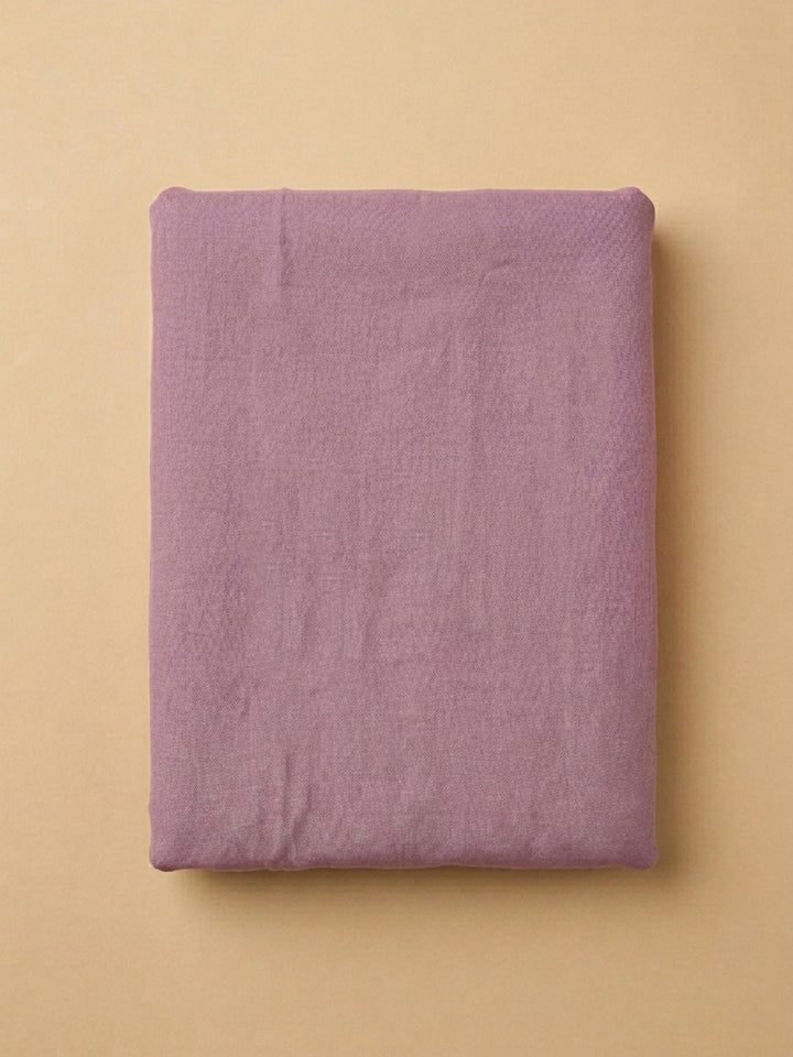Pink Lavender Embroidery Chanderi Unstitched Dress Material