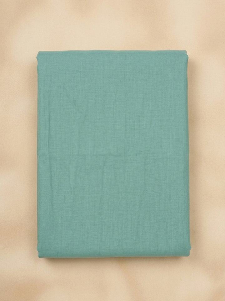 Sky Blue Embroidery Chanderi Unstitched Dress Material