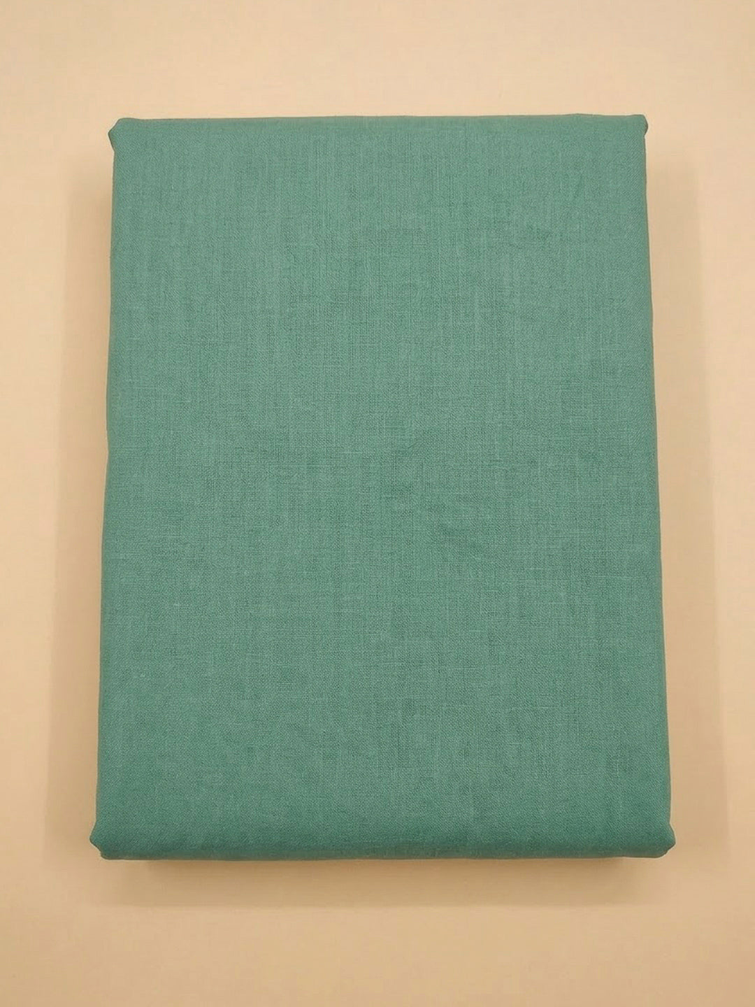 Aqua Green Cotton Blend Printed Unstitched Dress Material