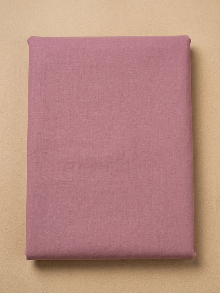 Onion Pink  Linen Blend Unstitched Dress Material