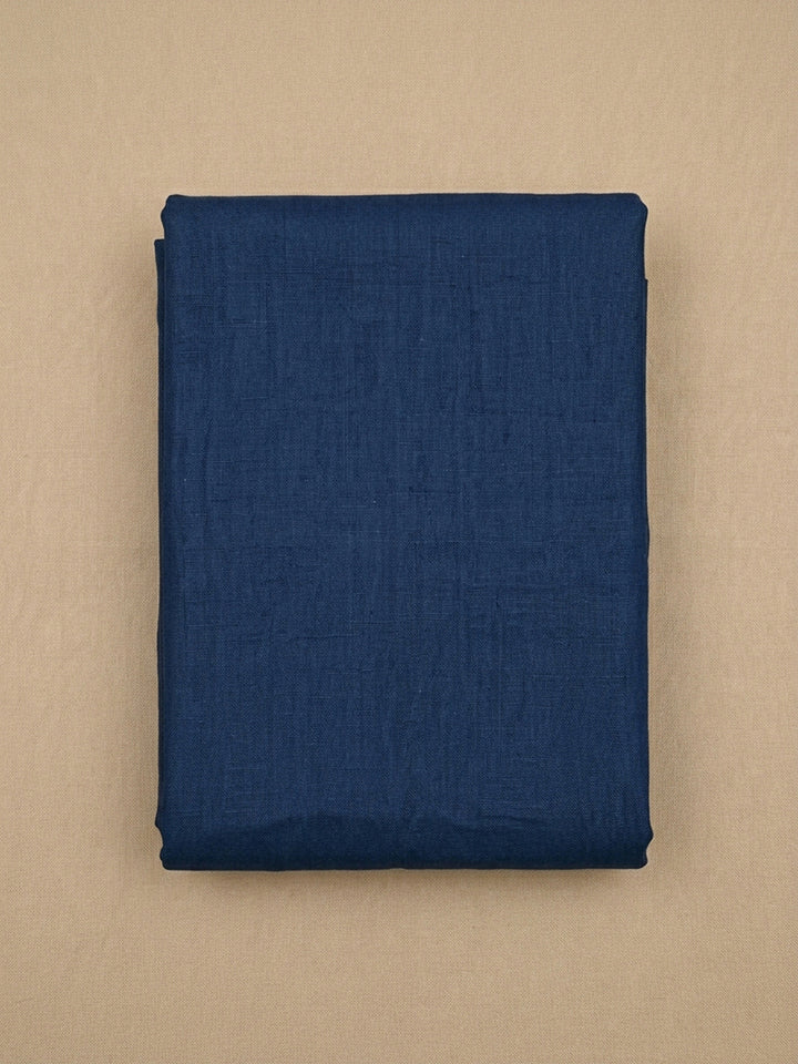 Blue Embroidery Cotton Blend Unstitched Dress Material