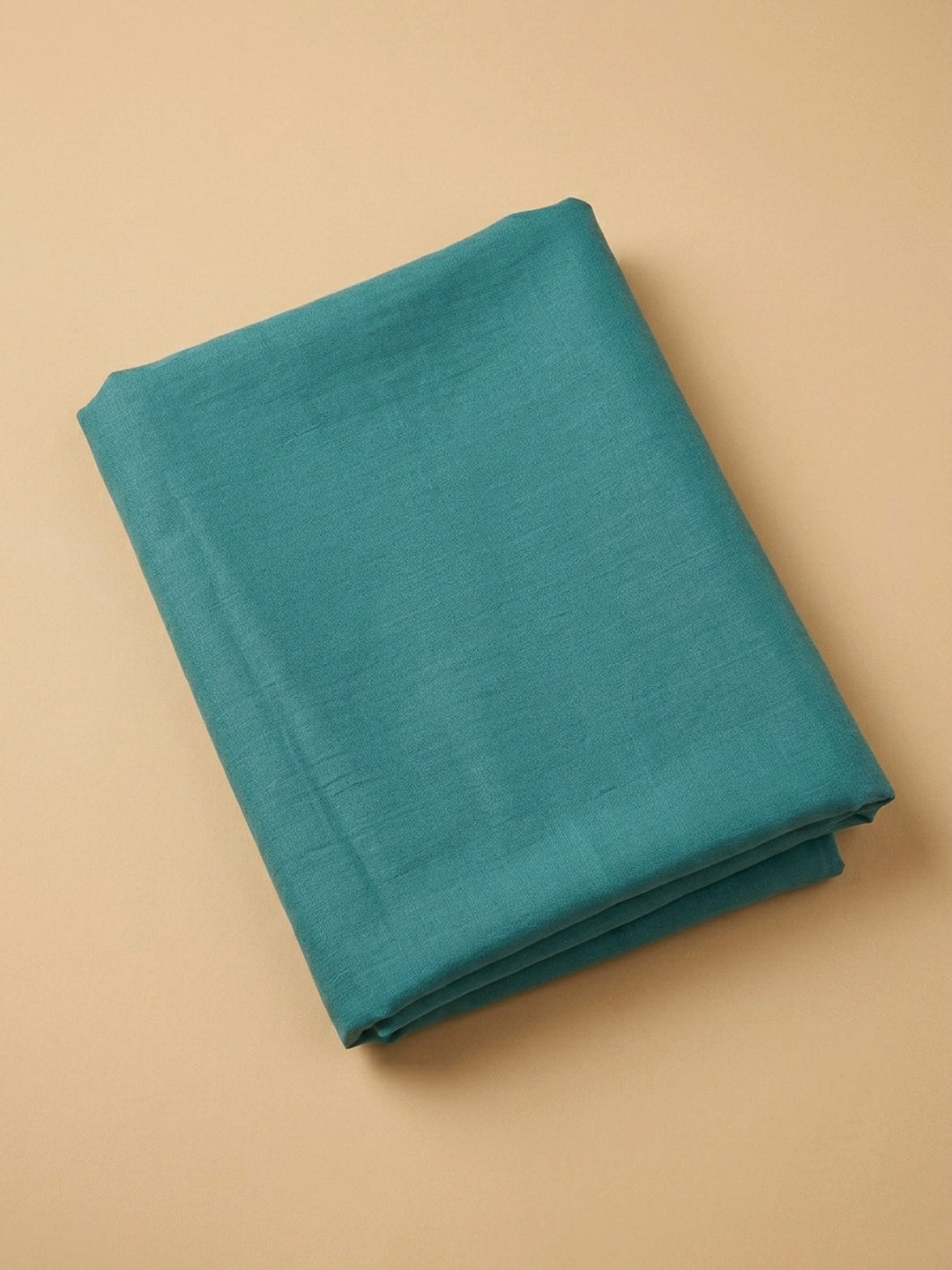 Aqua Blue Embroidery Cotton Blend Unstitched Dress Material