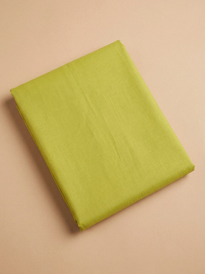 Lemon Embroidery Cotton Blend Unstitched Dress Material