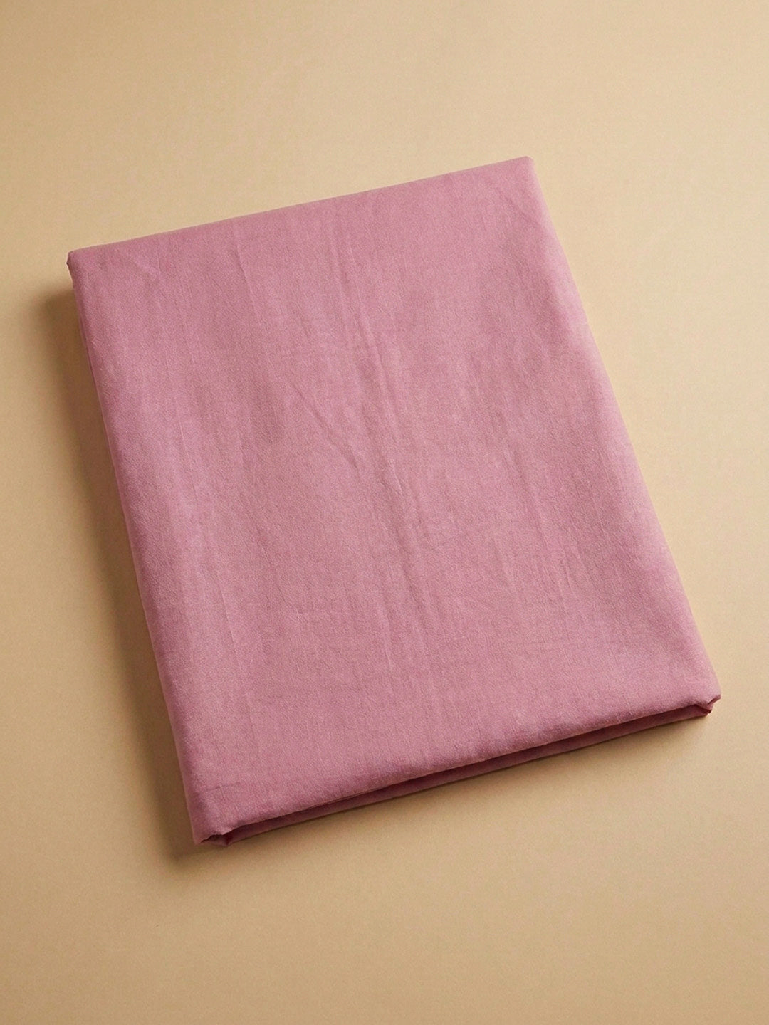 Onion Pink Embroidery Cotton Blend Unstitched Dress Material