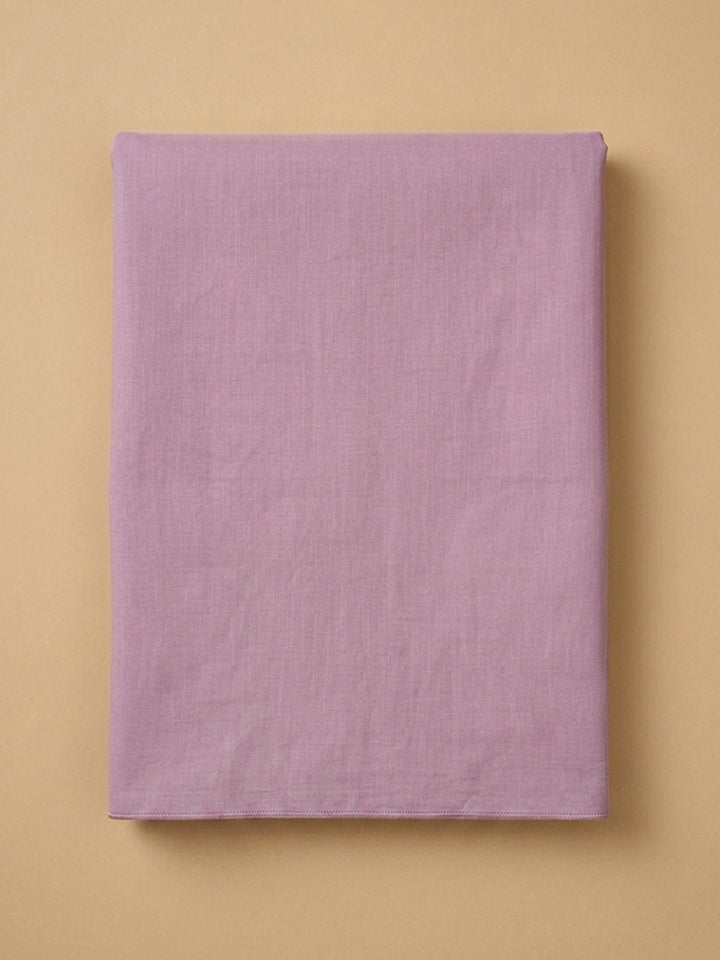Purple Embroidery Chanderi Unstitched Dress Material