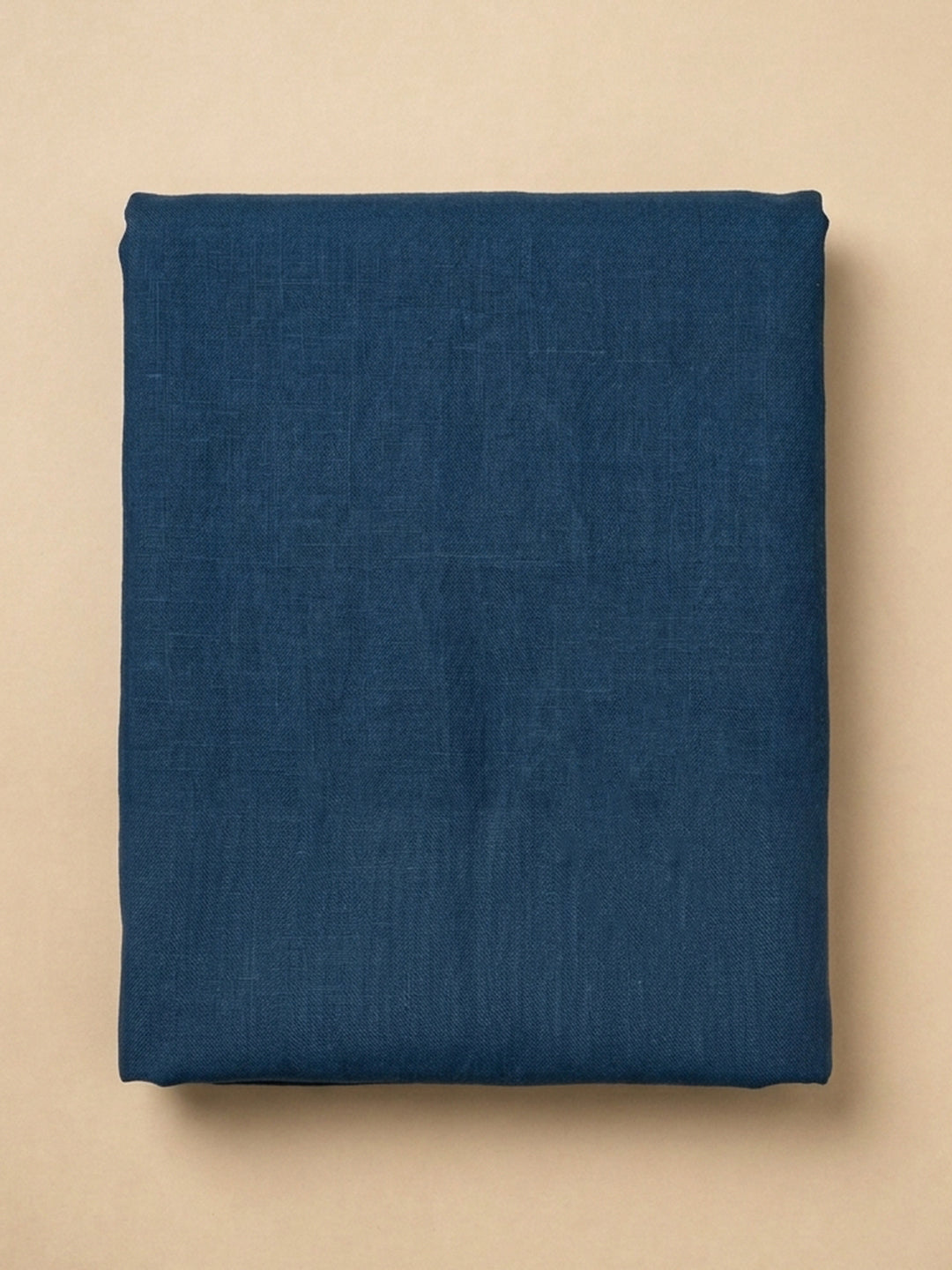 Indigo  Linen Blend Unstitched Dress Material