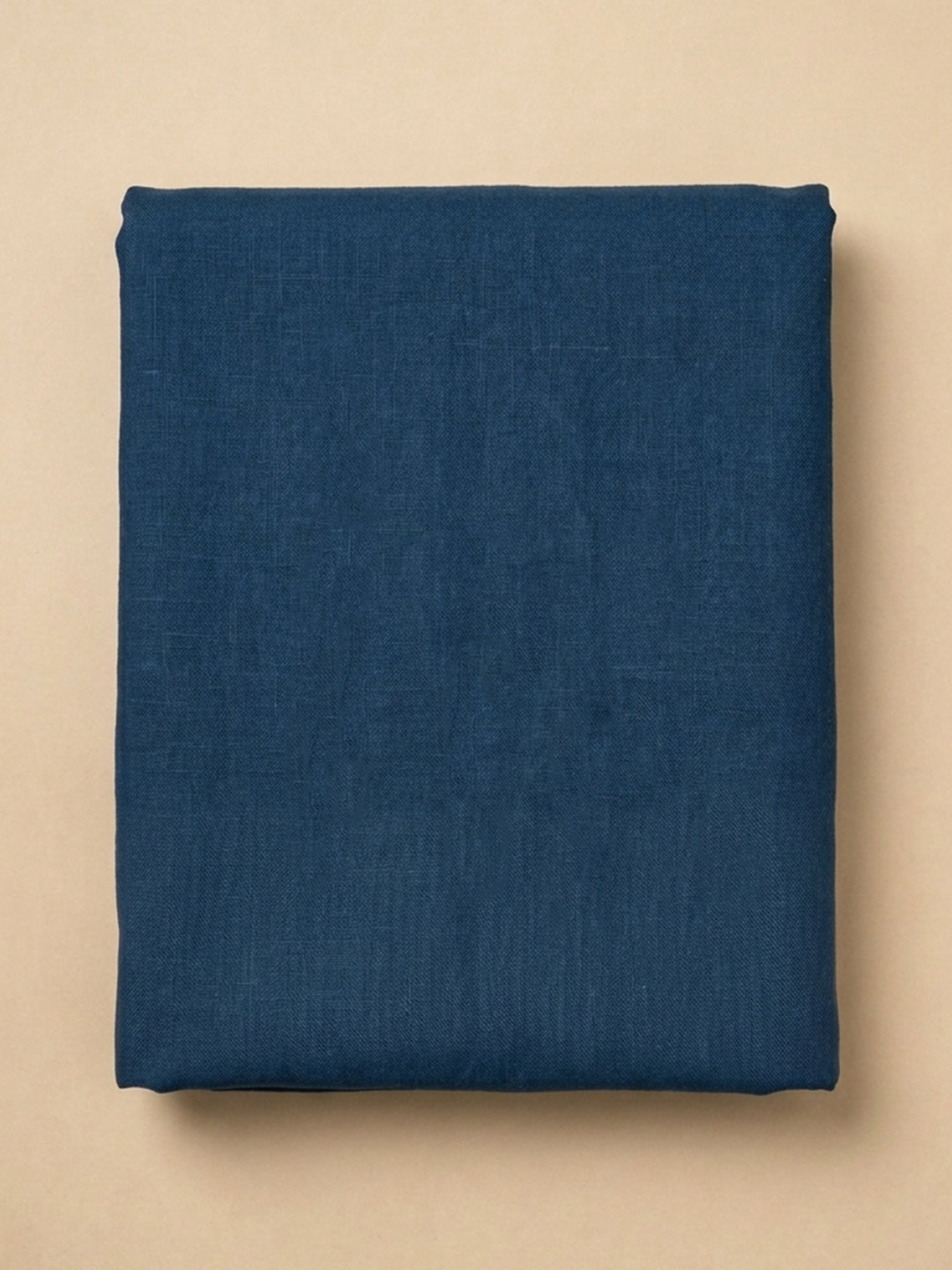 Indigo  Linen Blend Unstitched Dress Material
