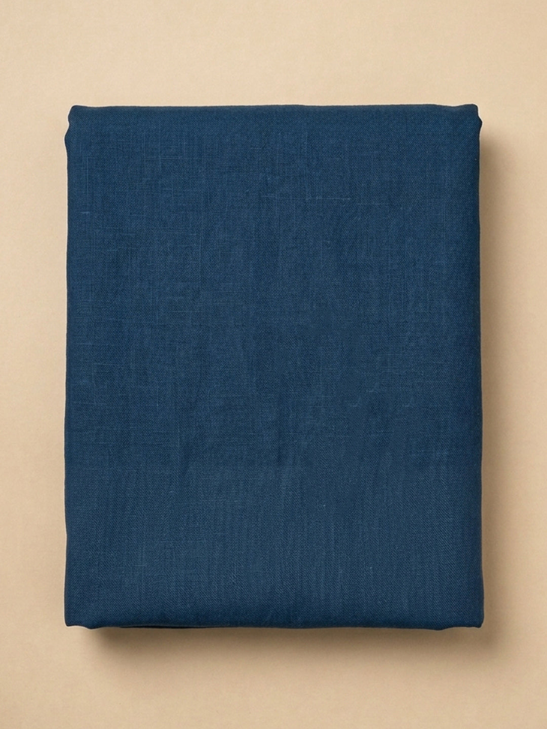 Indigo  Linen Blend Unstitched Dress Material