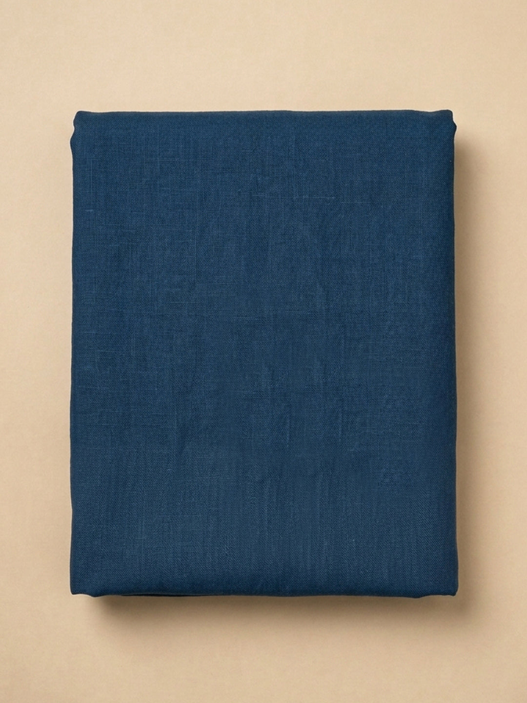 Indigo  Linen Blend Unstitched Dress Material