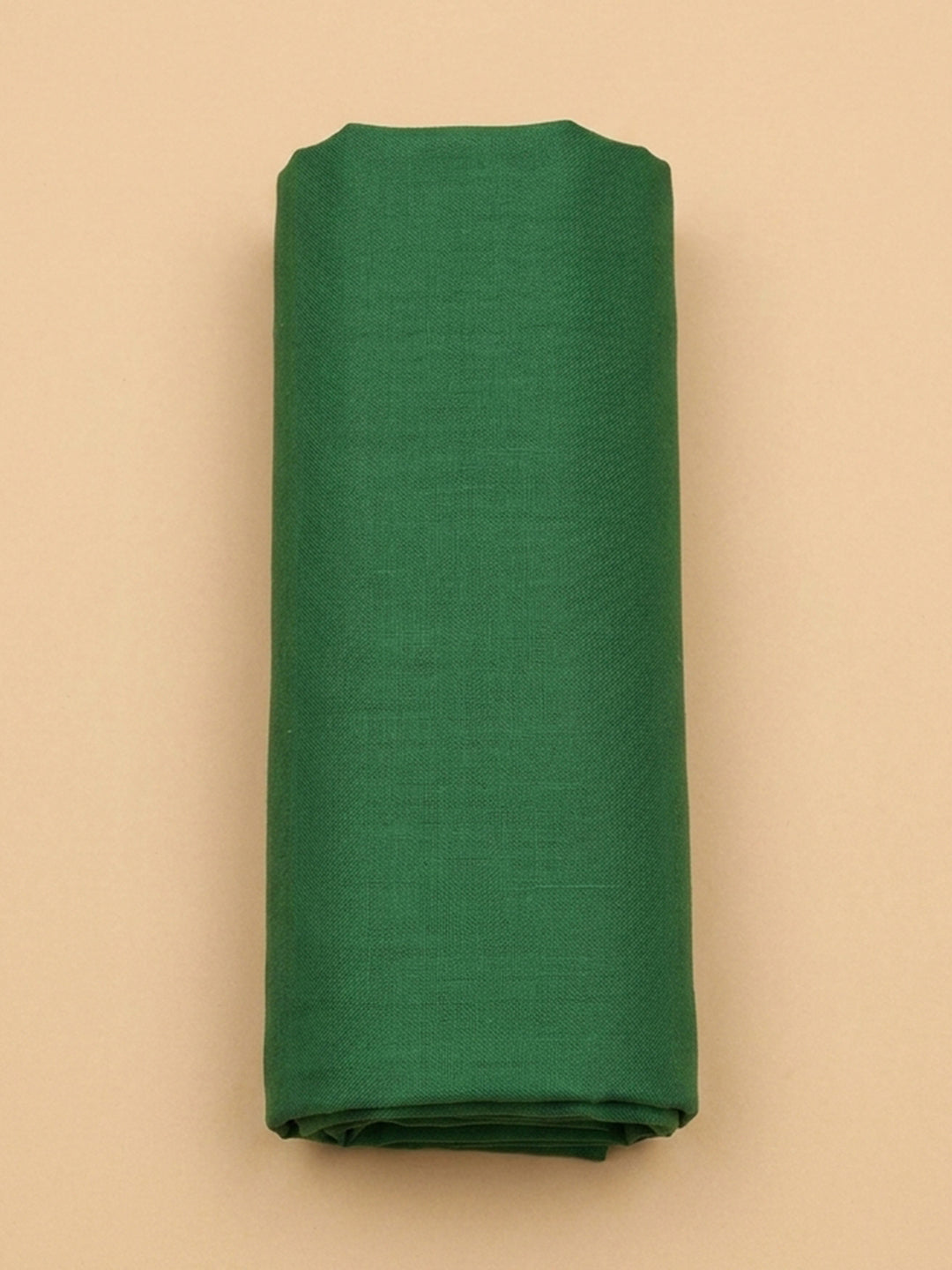 Rama Green Printed Linen Unstitched Dress Material
