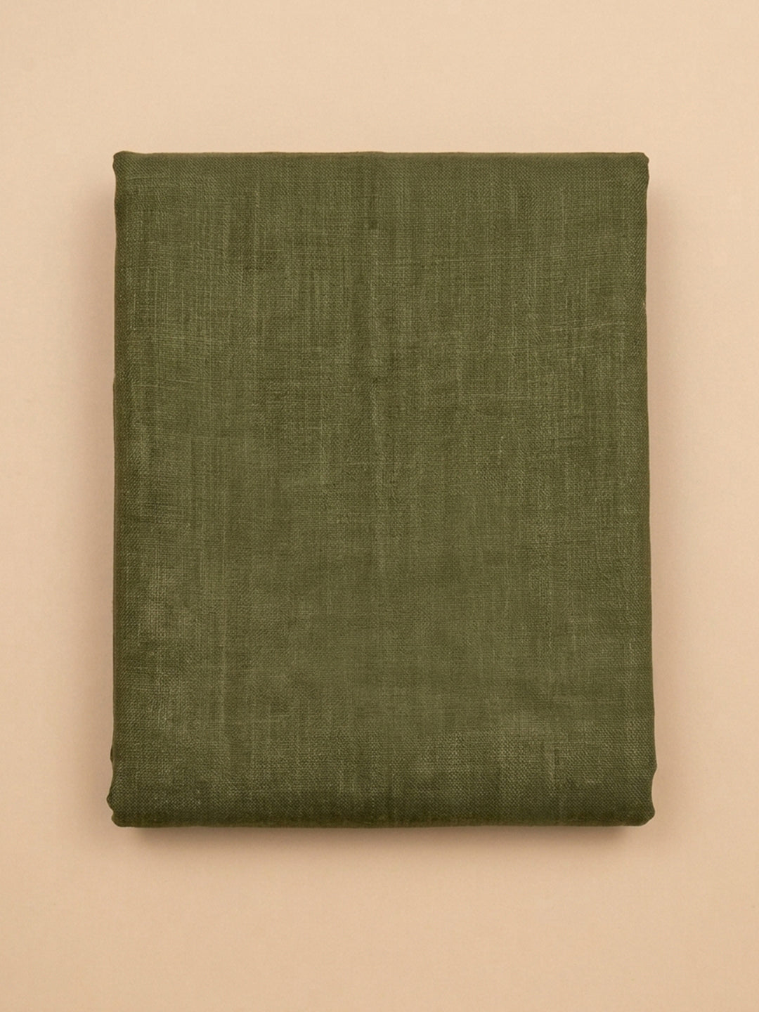 Green  Chanderi Unstitched Dress Material