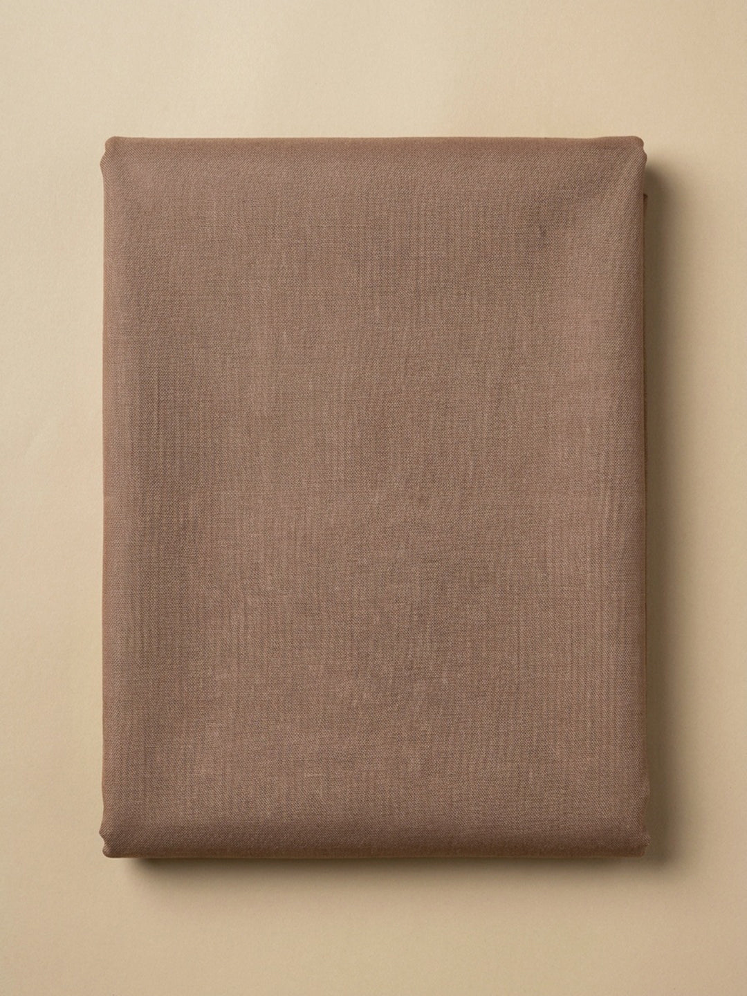 Brown  Chanderi Unstitched Dress Material