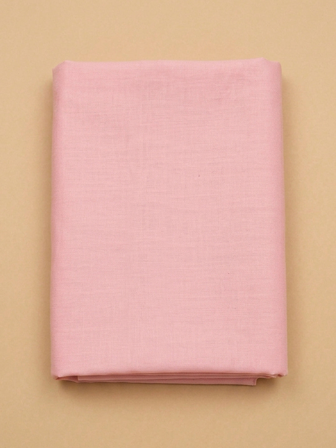 Peach  Chanderi Unstitched Dress Material