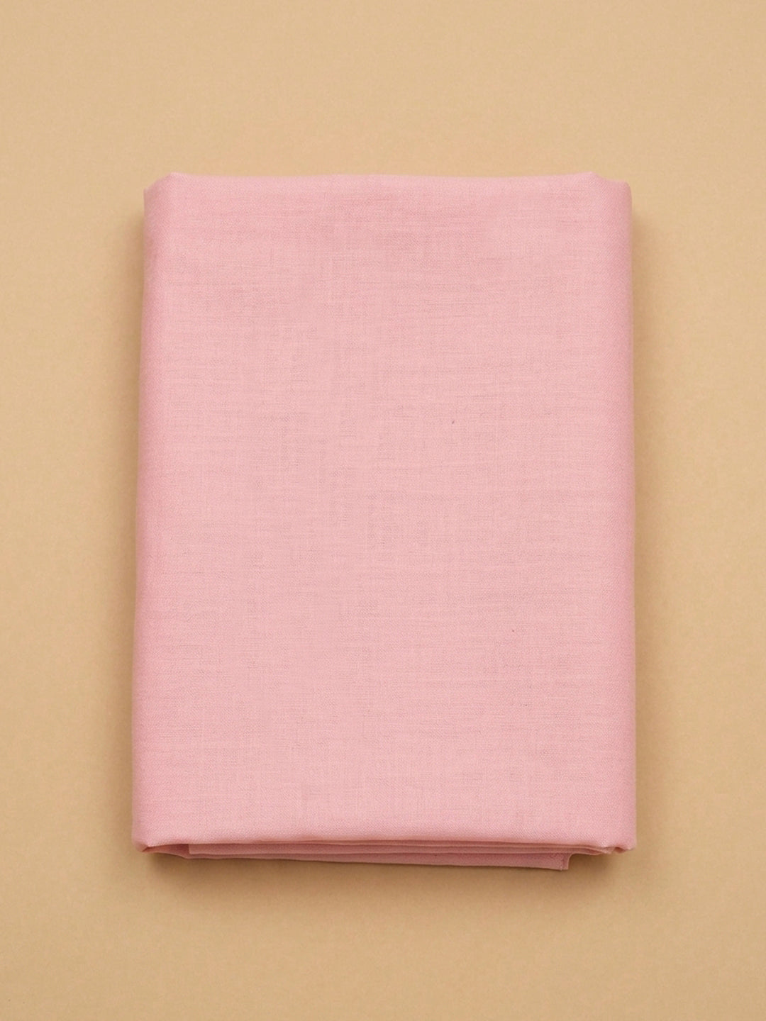 Peach  Chanderi Unstitched Dress Material