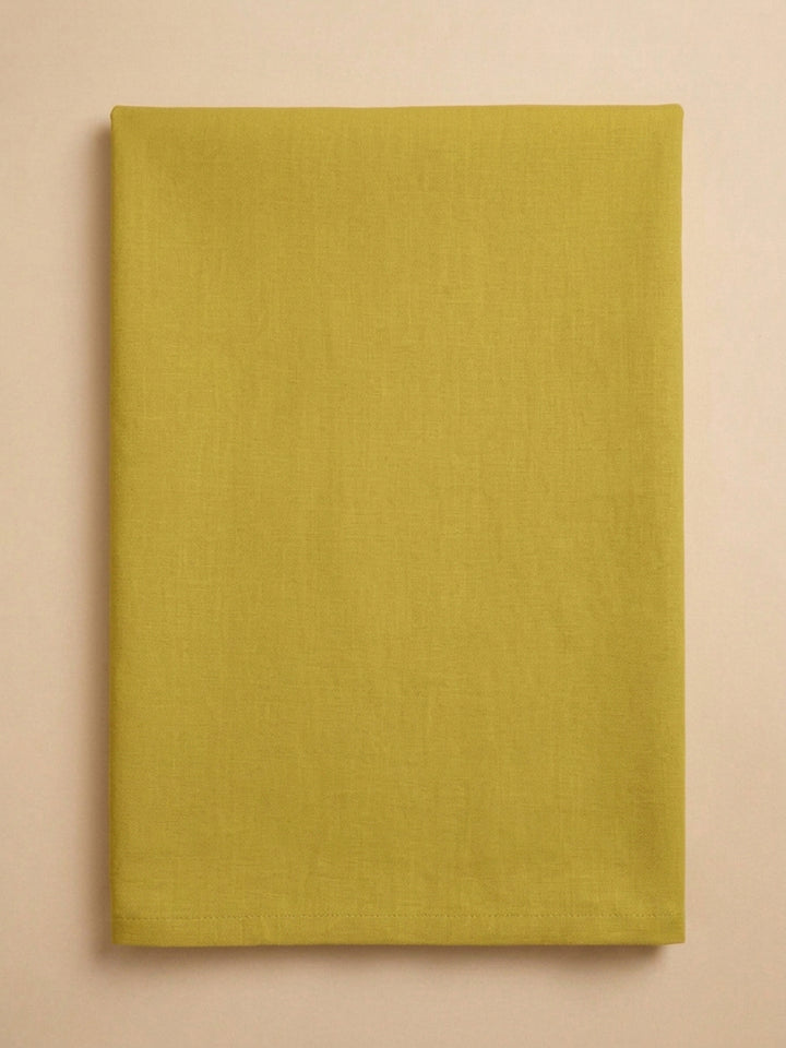 Lemon  Chanderi Unstitched Dress Material