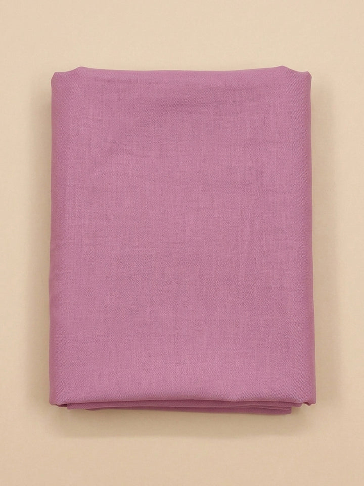 Pink  Chanderi Unstitched Dress Material