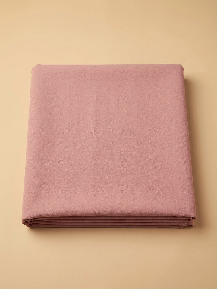Peach  Chanderi Unstitched Dress Material