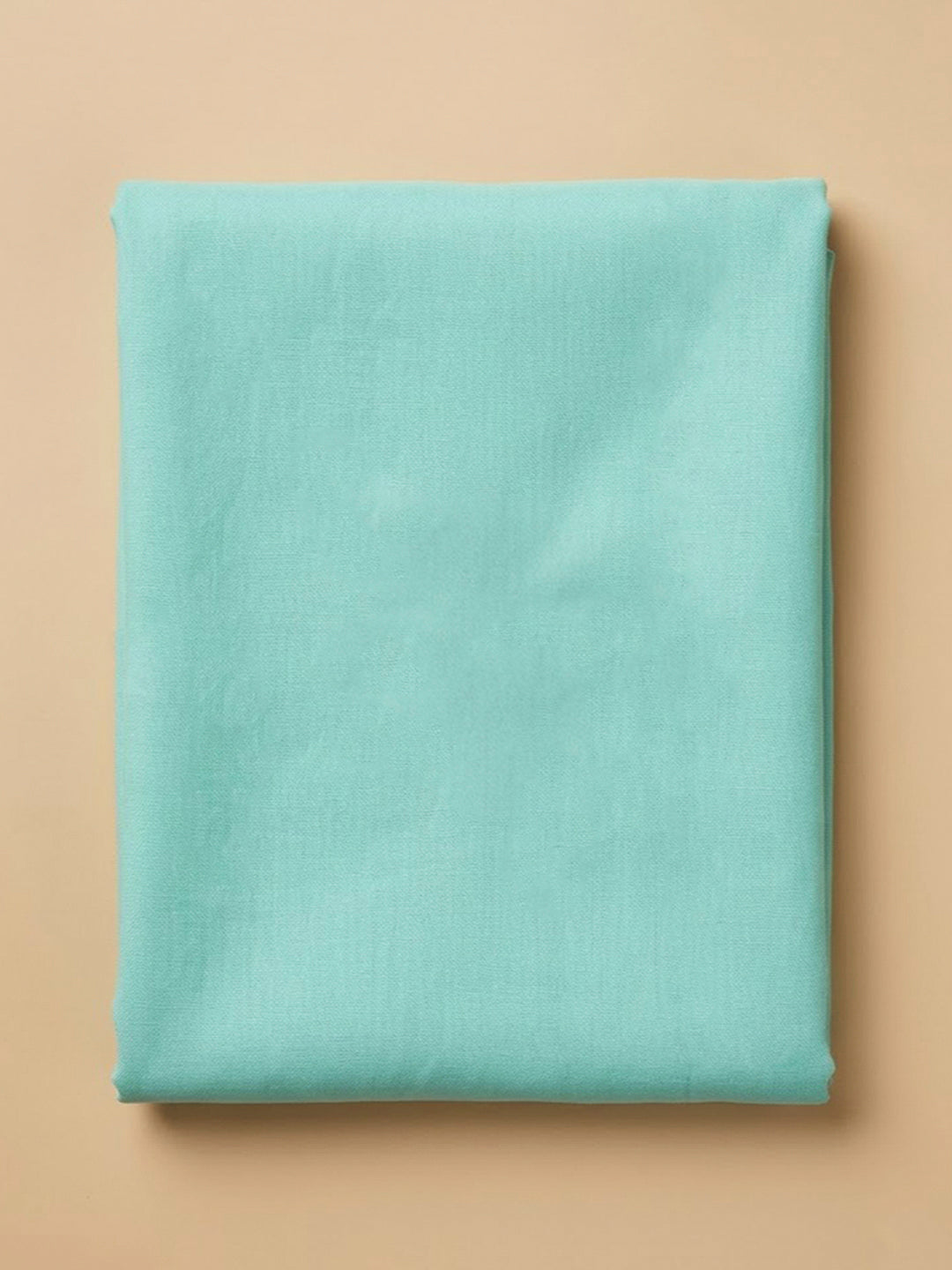 Sea Green Chanderi Embroidered Unstitched Dress Material
