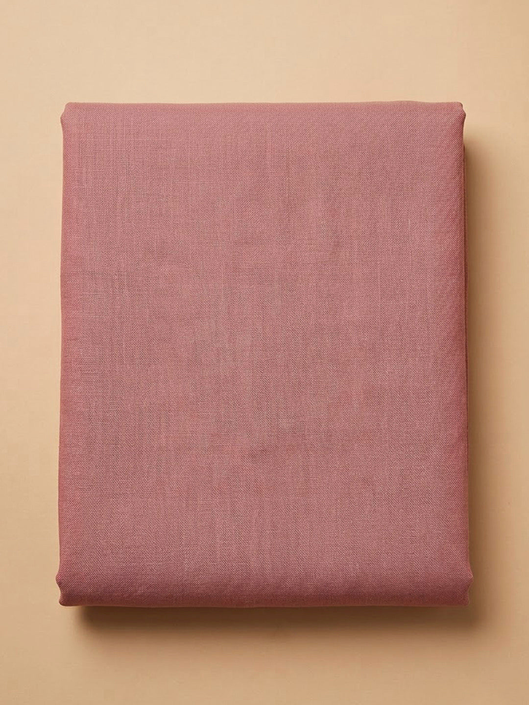 Onion Pink Linen Blend Printed Unstitched Dress Material