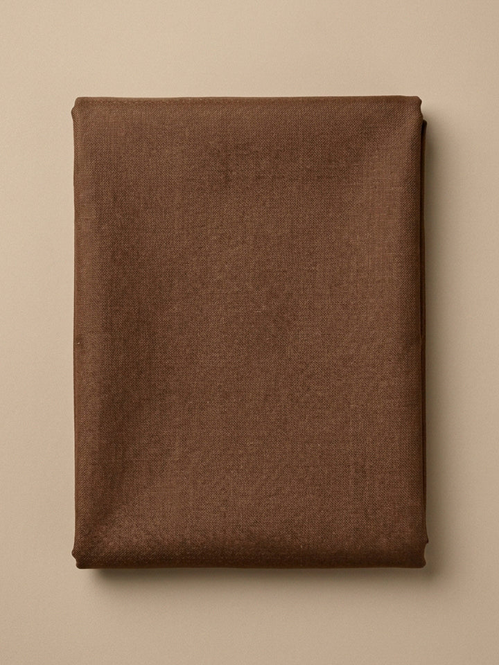 Bronze Chanderi Embroidered Unstitched Dress Material