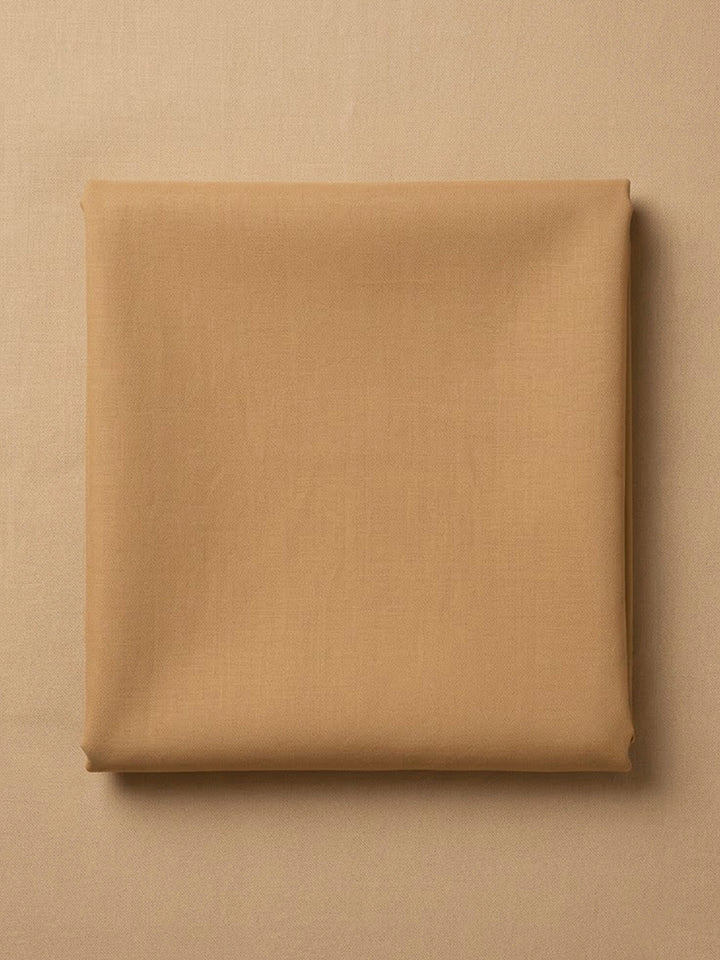 Beige Tissue Embroidered Unstitched Dress Material