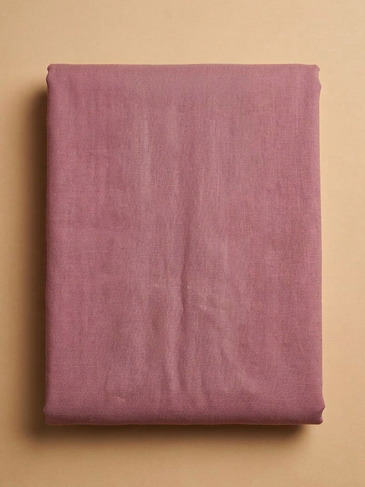 Onion Pink Chanderi Printed Unstitched Dress Material