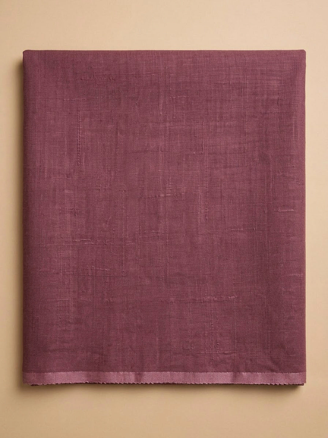 Onion Pink Linen Blend Printed Unstitched Dress Material