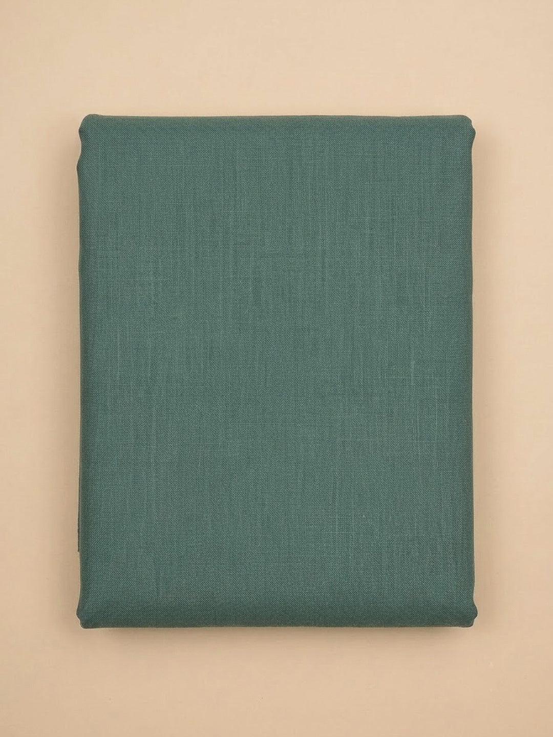 Rama Green Linen Blend Embroidered Unstitched Dress Material