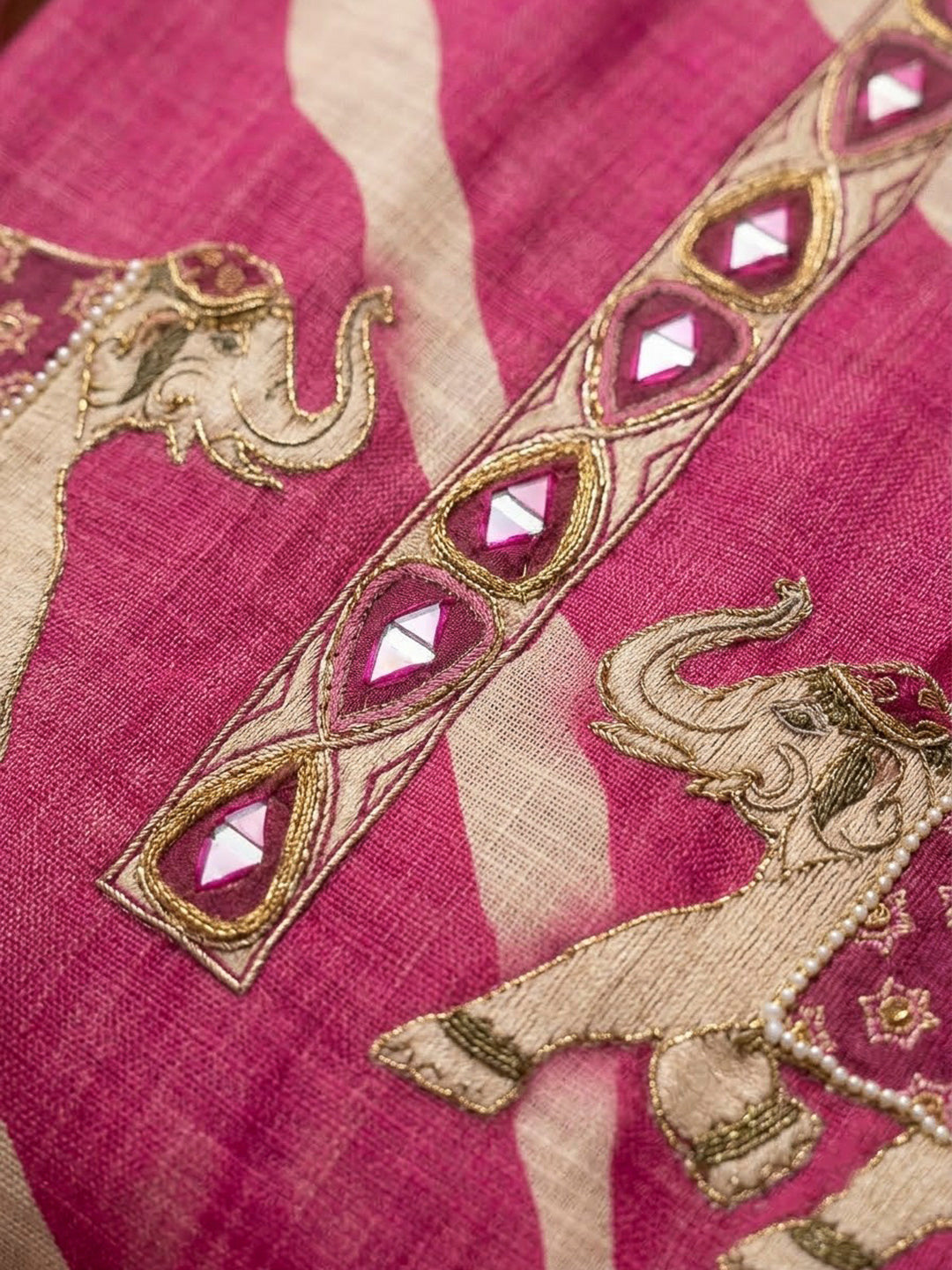 Rani Linen Printed Unstitched Dress Material