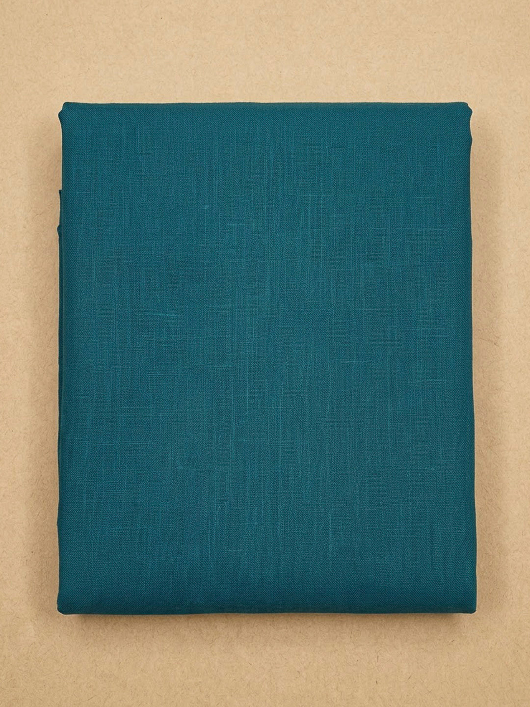 Blue Linen Printed Unstitched Dress Material