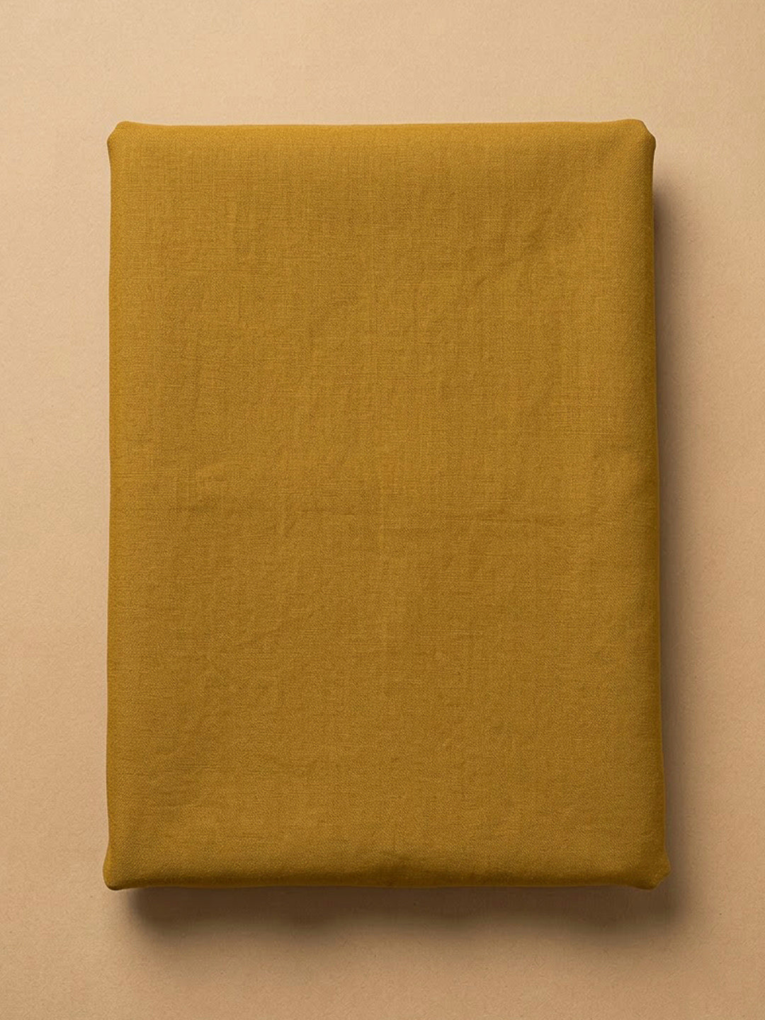 Mustard Organza Embroidered Unstitched Dress Material