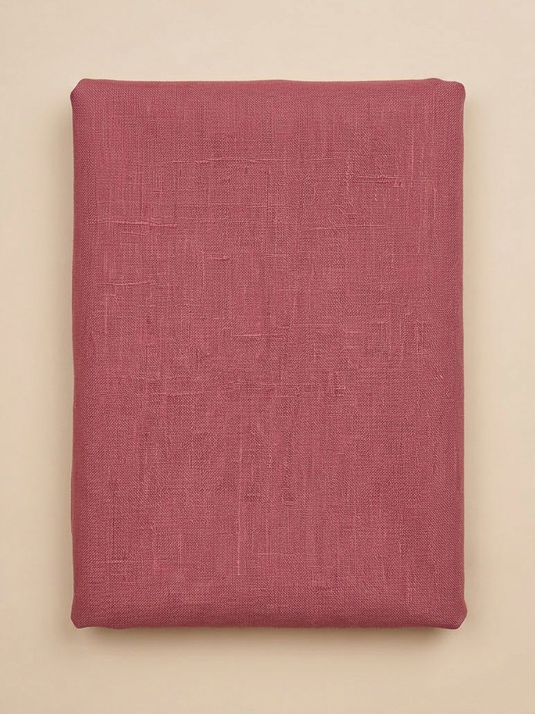 Pink Linen Blend Printed Unstitched Dress Material