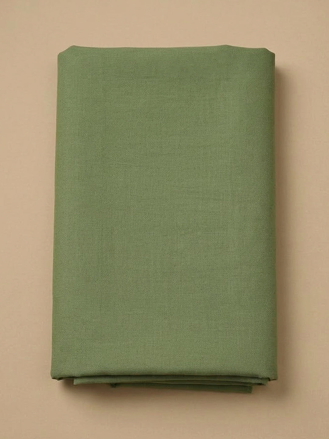 Pista Green Linen Blend Printed Unstitched Dress Material