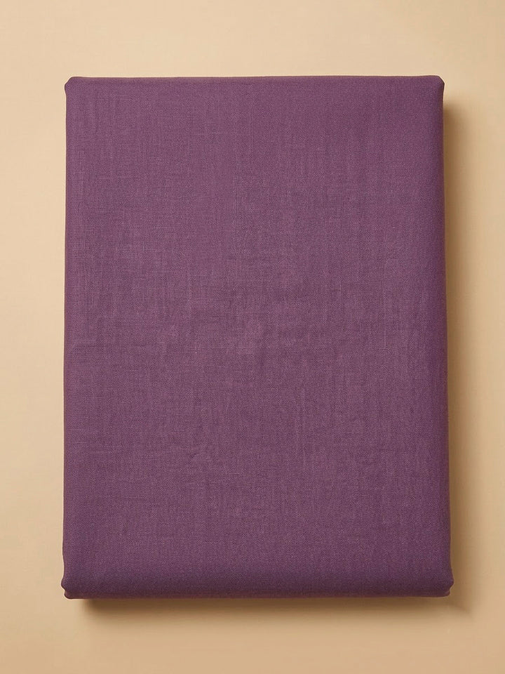 Lavender Chanderi Printed Unstitched Dress Material