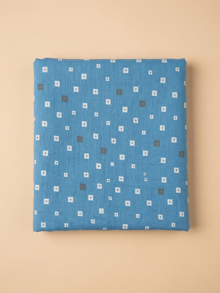 Mouse Printed Cotton Blend Unstitched Dress Material
