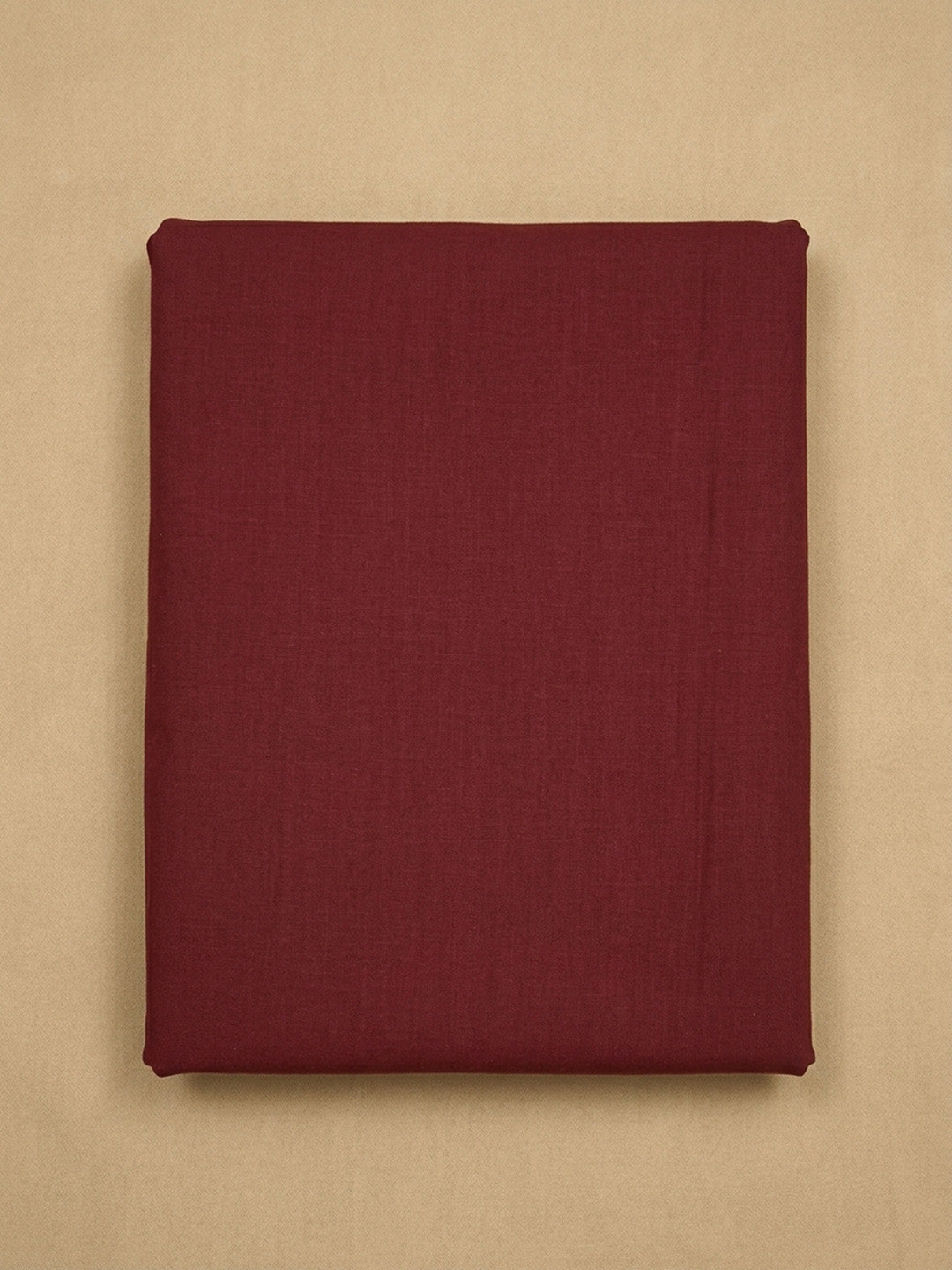 Maroon Printed Muslin Unstitched Suit &amp; Pant With Muslin Dupatta
