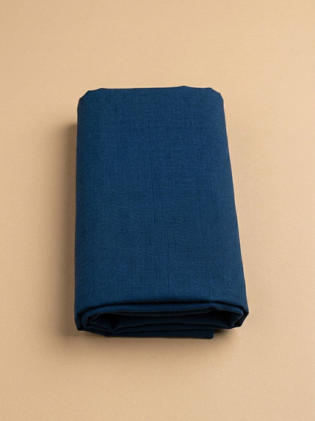 Blue Yoke Embroidery Cotton Blend Unstitched Dress Material