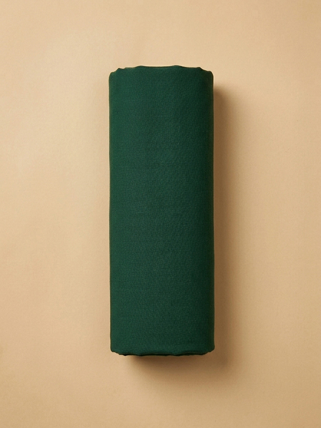 Bottle Green Yoke Embroidery Cotton Blend Unstitched Dress Material