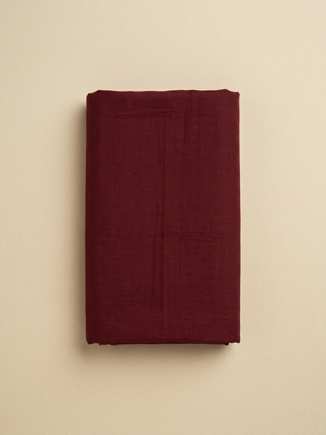 Maroon Yoke Embroidery Cotton Blend Unstitched Dress Material