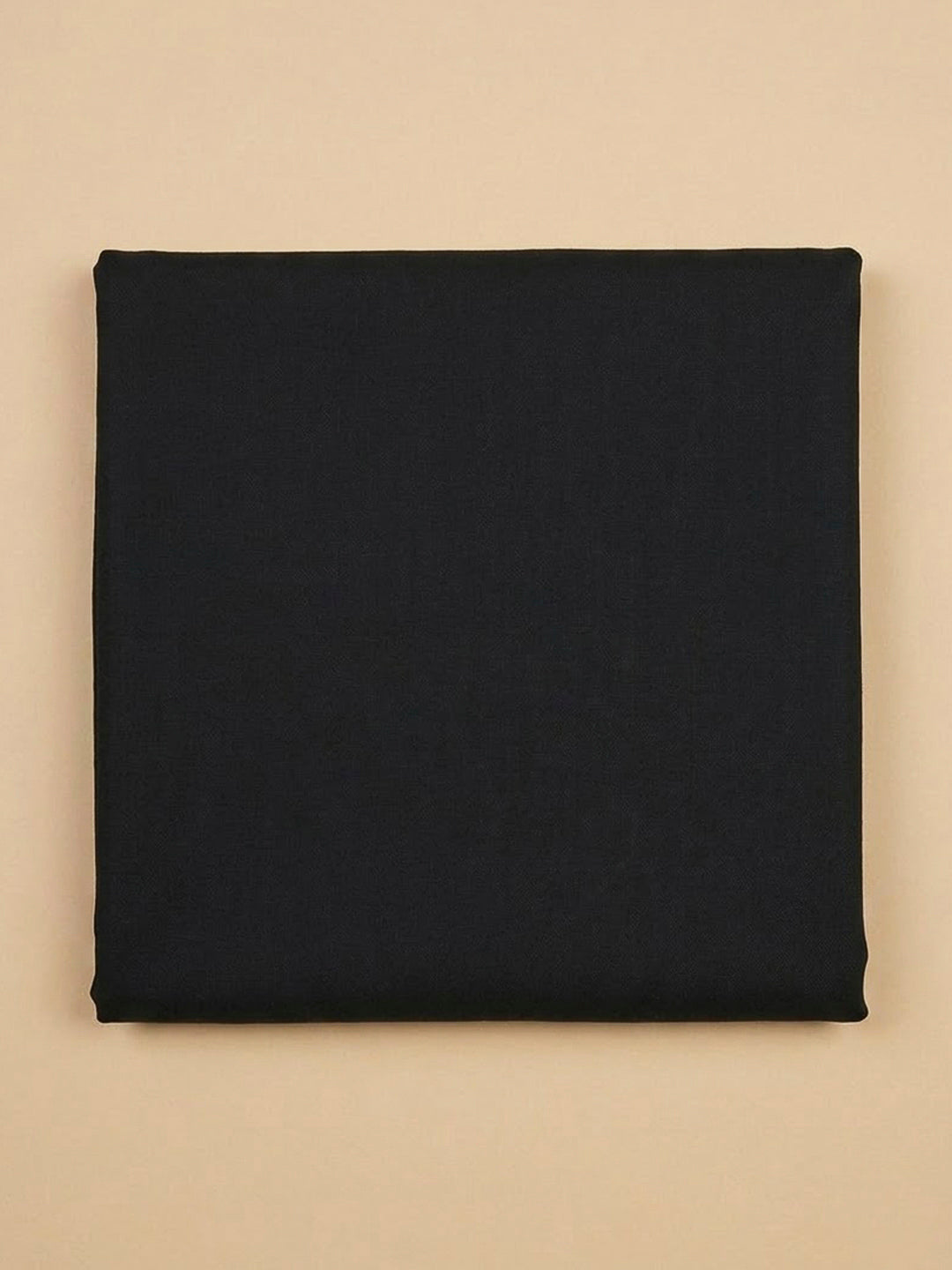 Black Cotton Blend Printed Unstitched Dress Material